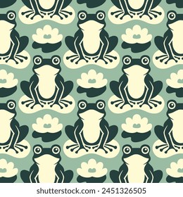  leap year frogs Fabric, Wallpaper and Textures