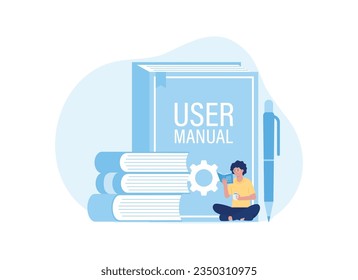 learn about programmers trending concept flat illustration