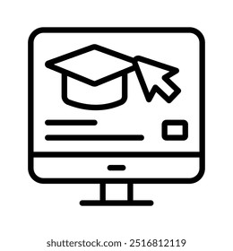 Von überall lernen, Online-Studie Symbol