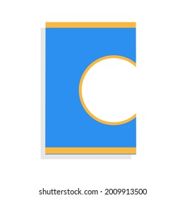 Learn book cover template design. Can be used for notebook templates, planners, brochures, study books, catalogs, portfolios, magazines, abstract vector illustration designs.