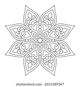 Learn to draw a rose-inspired flower mandala. Step by step guide perfect for beginners looking to create elegant floral mandala art for relaxation and decoration.