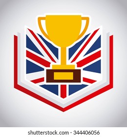 learn english design, vector illustration eps10 graphic 