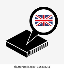 learn english design, vector illustration eps10 graphic 