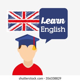 learn english design, vector illustration eps10 graphic  - Powered by Shutterstock - Get 15% off with code: PIKWIZARD15