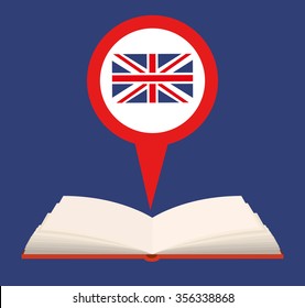 learn english design, vector illustration eps10 graphic 