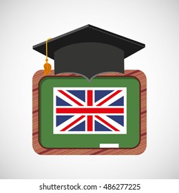 learn english education icons vector illustration design