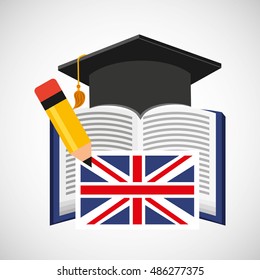 learn english education icons vector illustration design
