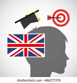 learn english education icons vector illustration design