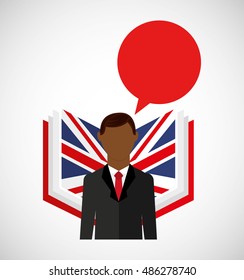 learn english education icons vector illustration design