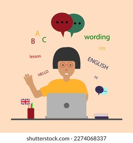 Learn English online with your teacher. Online English learning content