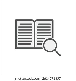 learn filled outline icon. study color line illustration.