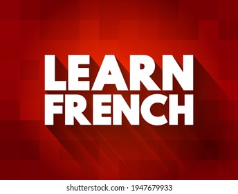 Aprender comillas de texto en francés, fondo de concepto