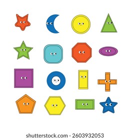 learn geometric shapes square design