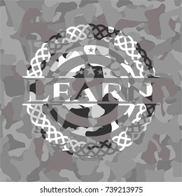 Learn grey camo emblem