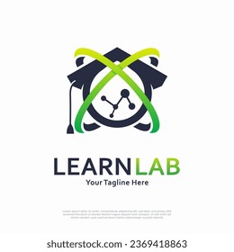 Learn Lab Logo Vector Design Template, Education Logo Symbol
