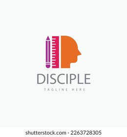 plantilla de logotipo de aprendizaje - ilustración vectorial