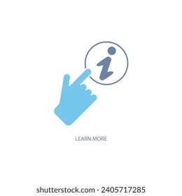 learn more concept line icon. Simple element illustration. learn more concept outline symbol design.