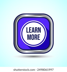 Learn More Icon Button Design Illustration