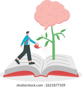 learn more knowledge to grow and success, study to get new skill,

