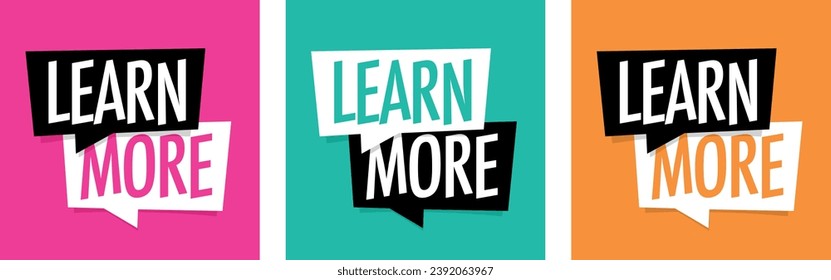 Learn more on speech bubble