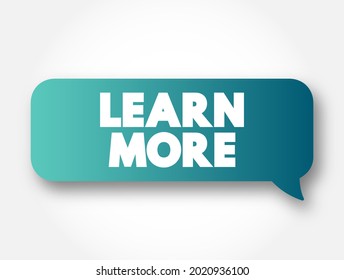 Learn More text quote, concept background
