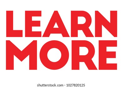 Learn More typographic stamp. Typographic sign, badge or logo.