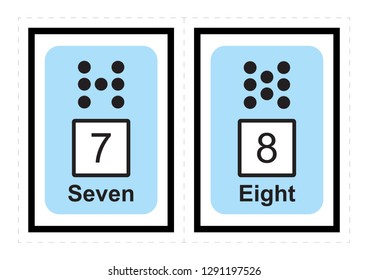 Learn Numbers and counting for Toddlers Numbers for Kids vector illustration

