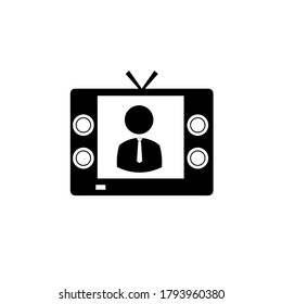 learn online icon vector illustration logo template