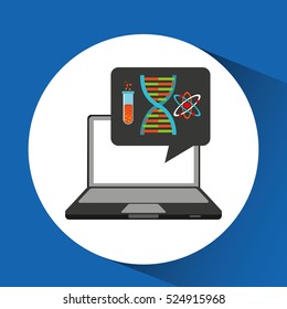 learn online school chemistry molecule vector illustration eps 10