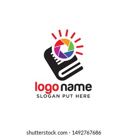 Learn photography Or Photo album logo design template