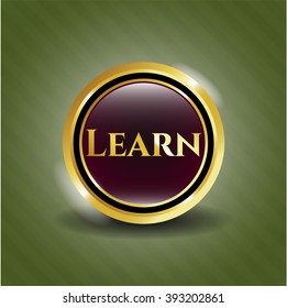 Aprender emblema brillante