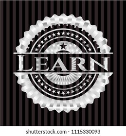 Learn silvery shiny badge