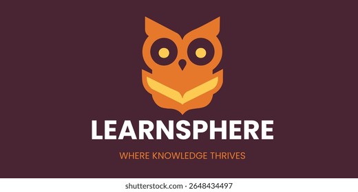 Learn Sphere Logo with orange and brown