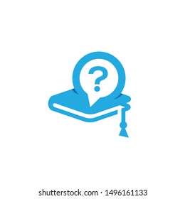 Learn spoken/conversion logo or icon design template
