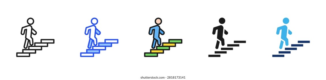 Learn Step Icon Collection With Multiple Styles