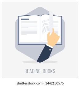 Learn and Study Icon Concept