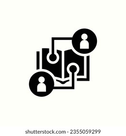 learn together, communication, partner, book, user , black icon, isolated icon in light background, perfect for website, blog, logo, graphic design, social media, UI, mobile app