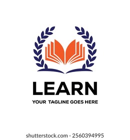 Learn Vector Logo Template Design