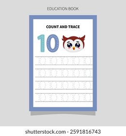 learn to write numbers from dotted lines. learning to write books