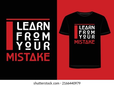 Aprende de tu camiseta equivocada