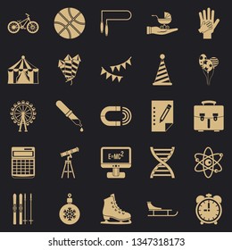 Learner icons set. Simple set of 25 learner vector icons for web for any design