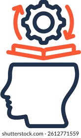 Learning Agility Icon Color Line Vector Illustration