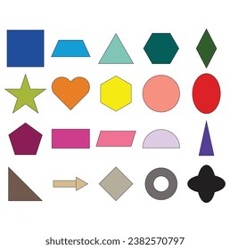 Learning All kids of Shape for Kids Clipart