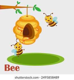 Learning alphabet B for Bee