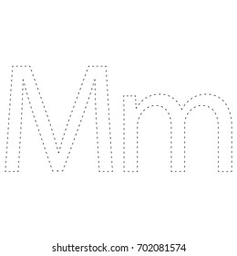 Learning alphabet, letter.  Worksheet.   Learning alphabet. connect the dots and coloring page. Game for kids. Restore dashed line - trace game for children. 