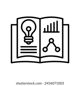 Learning Analysis  icon in vector. Logotype
