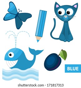 Learning colors Ã¢Â?Â? blue