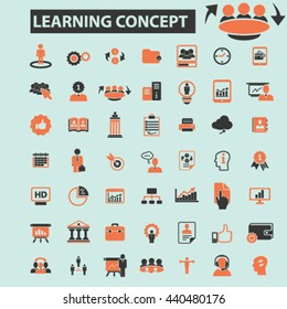learning concept icons