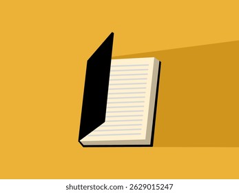 Learning Concept, Open Book and catalog