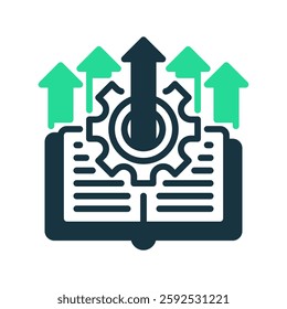 Learning and Development line icon. Universal creative premium symbol. Vector sign icon logo template. Vector illustration
